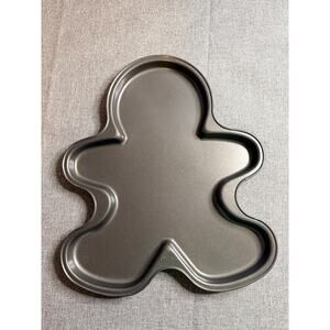 Wilton Gingerbread Boy Man Girl cookie decorating pan - EUC